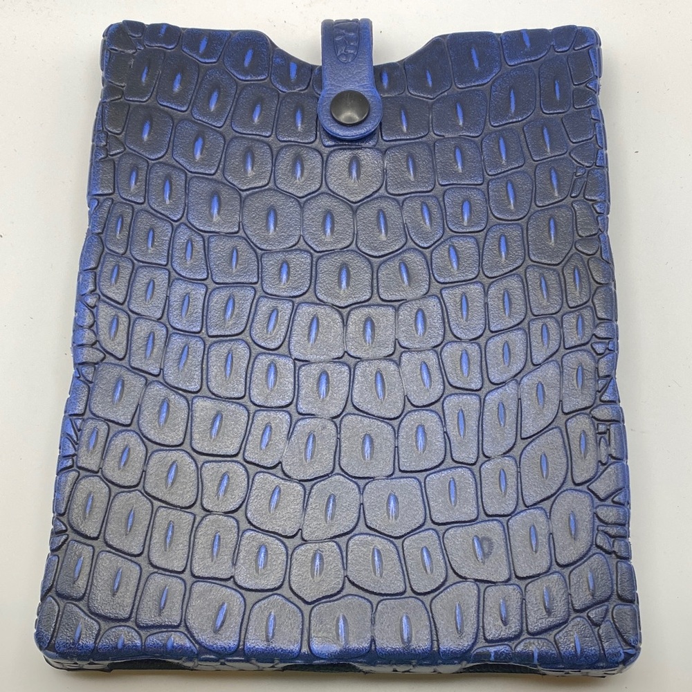 CROCS Embossed Blue Tablet Sleeve